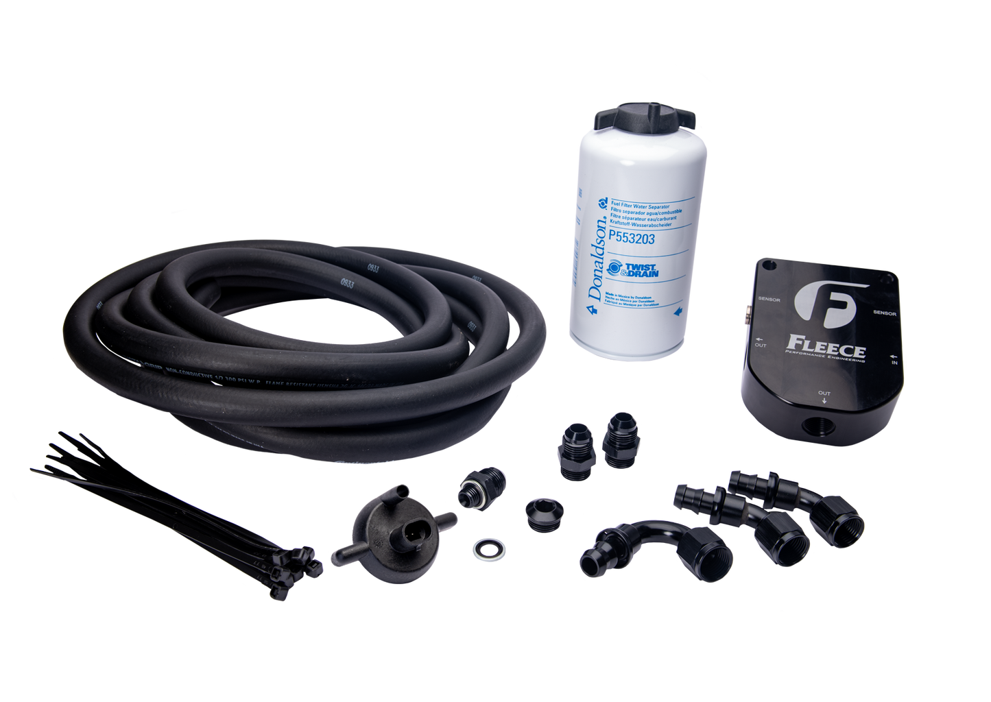 Fleece 1998.5-2002 Dodge Cummins Auxiliary Fuel Filter Kit