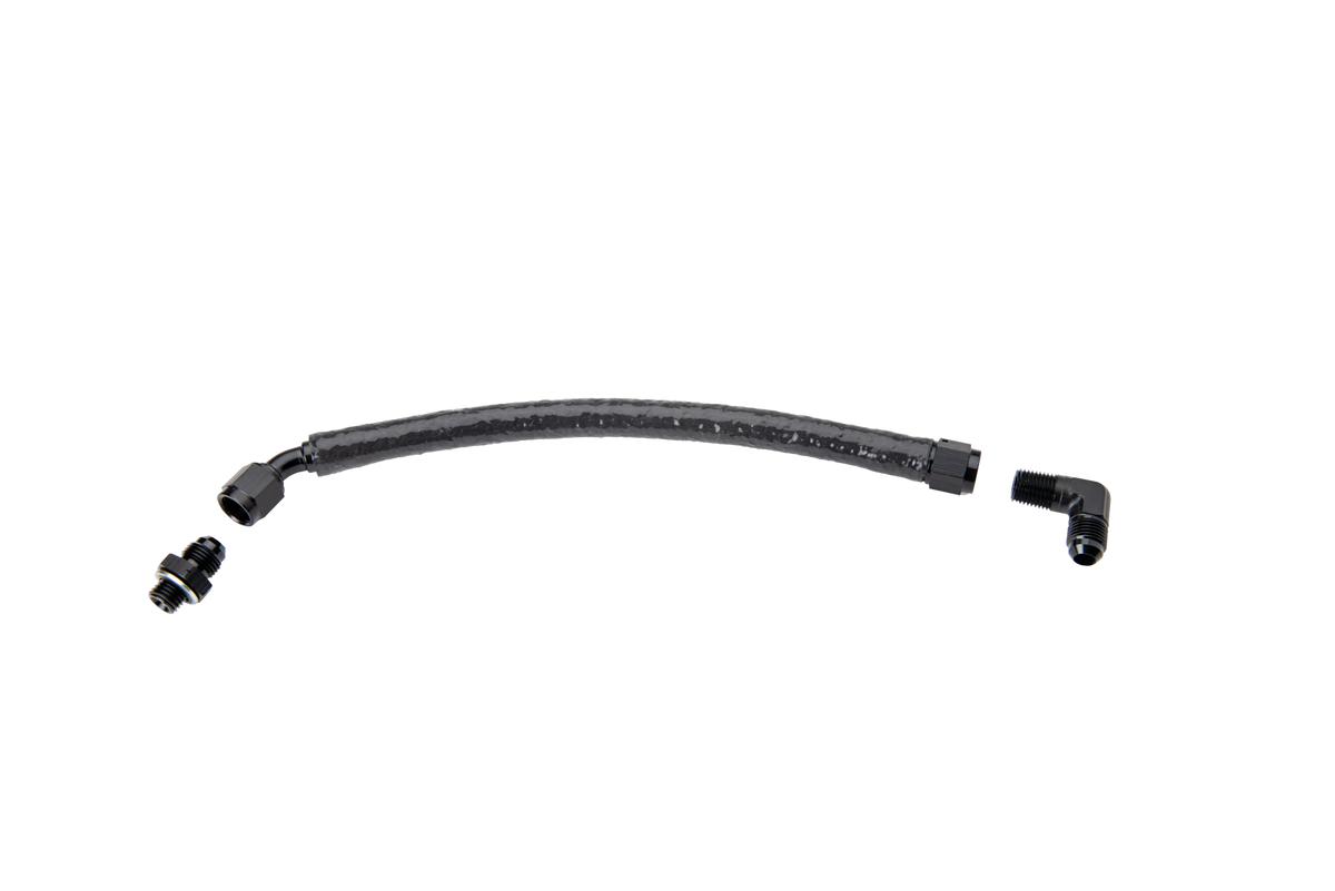 Fleece Turbocharger Oil Feed Line for S300 and S400 turbos in the 2nd gen location