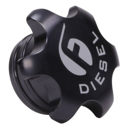 Fleece Fleece Performance Black Anodized Billet Fuel Cap for 2013-2018 Cummins