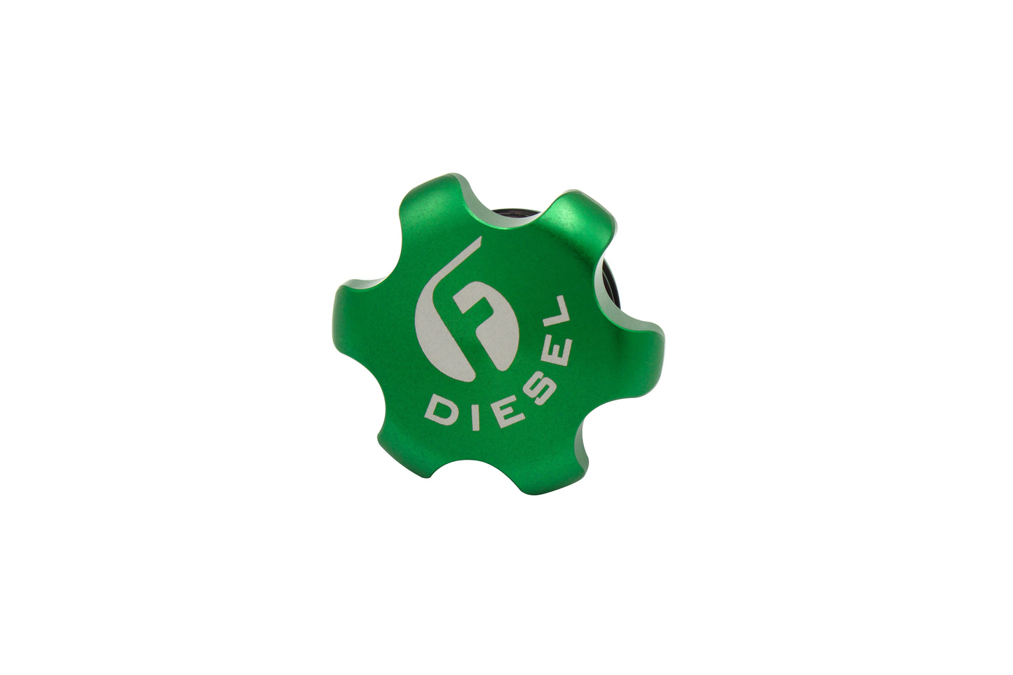 Fleece Fleece Performance Green Anodized Billet Fuel Cap for 2013-2018 Cummins