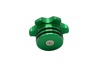 Fleece Fleece Performance Green Anodized Billet Fuel Cap for 2013-2018 Cummins