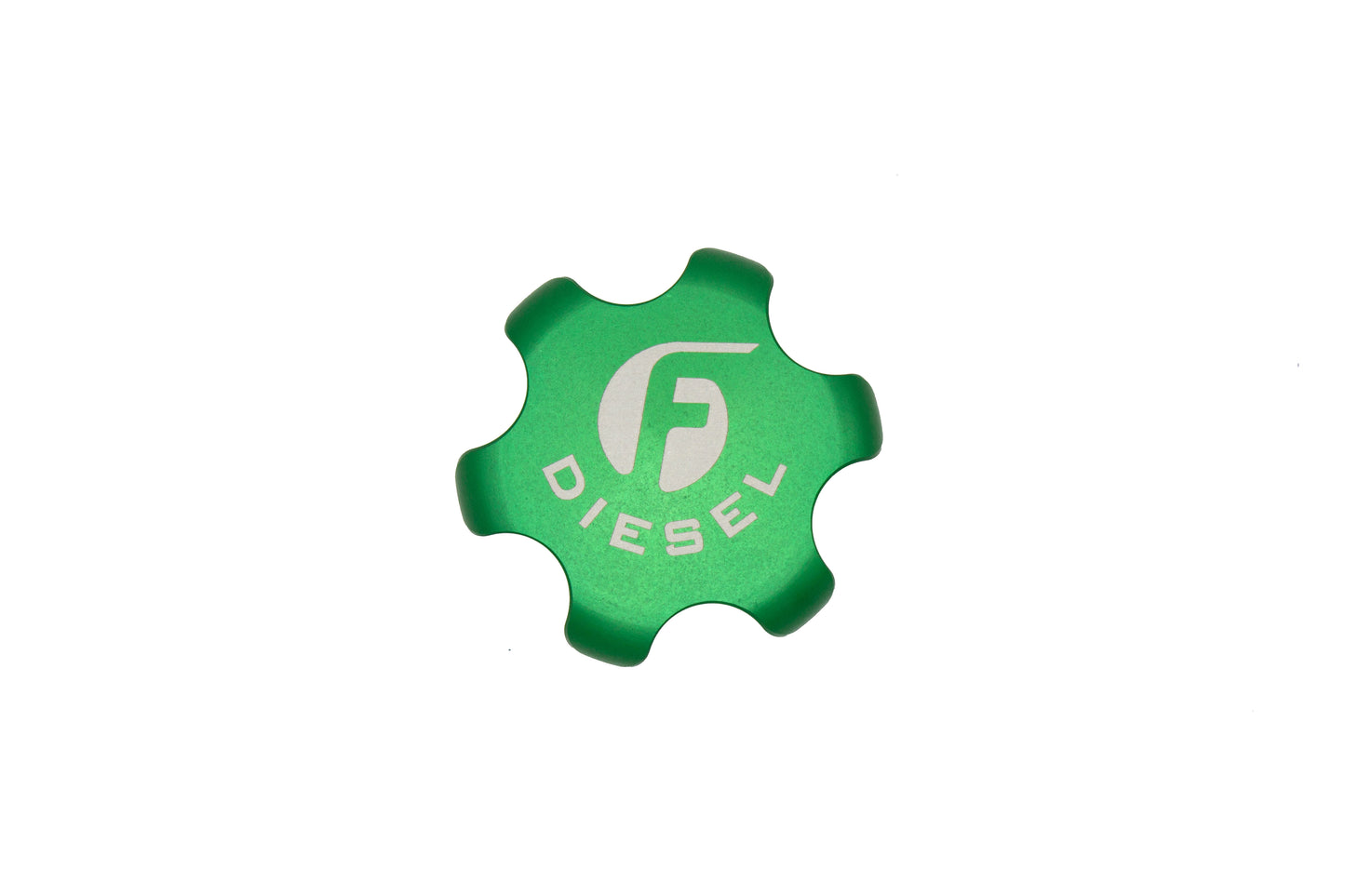 Fleece Fleece Performance Green Anodized Billet Fuel Cap for 2013-2018 Cummins