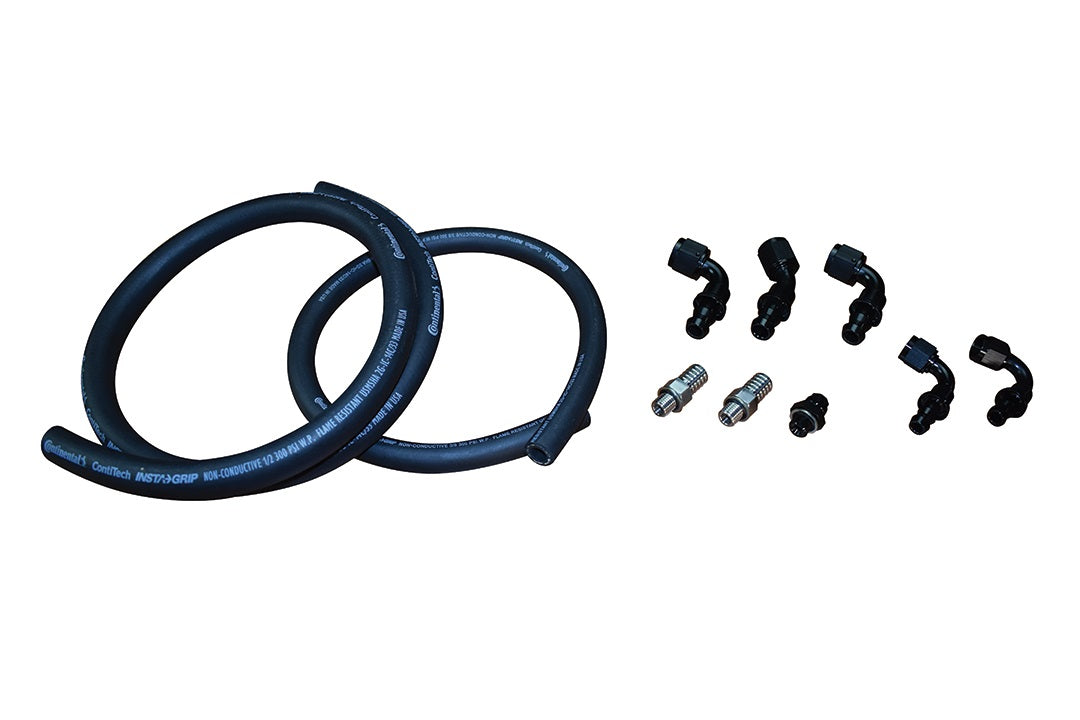 Fleece 2007.5-2009 6.7L Cummins Fuel Distribution Block Hose and Fitting Kit