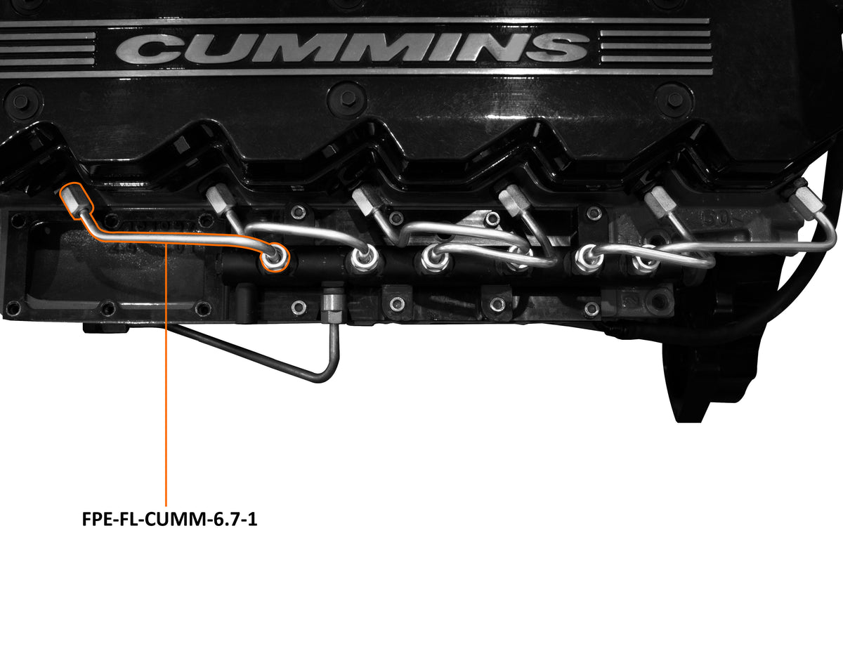 Fleece 2007.5'-2018' 6.7L Dodge Cummins #1 Injection line