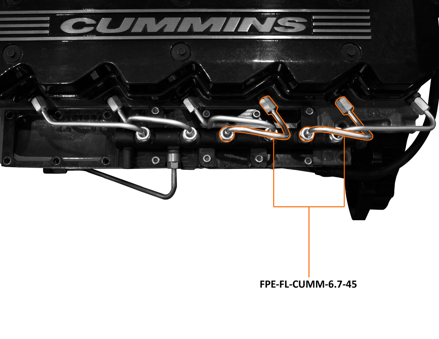 Fleece 2007.5'-2018' 6.7L Dodge Cummins #4 and #5 Injection Line