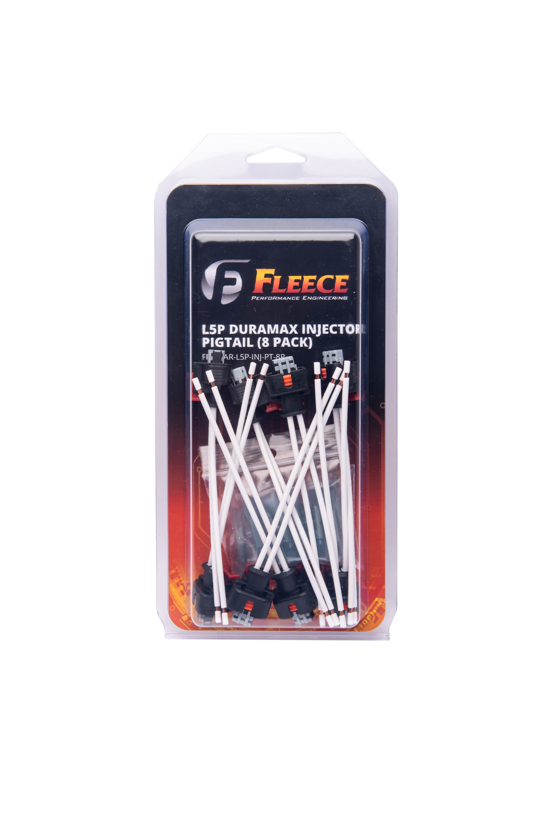 Fleece Replacement Fuel Injector Connector With Pigtail for L5P Duramax - 8 pack