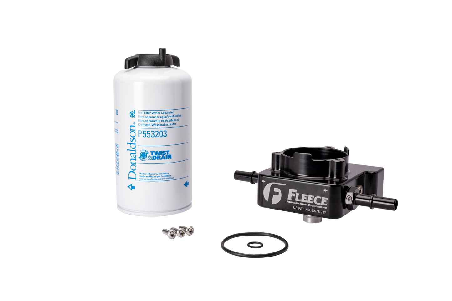 Fleece L5P Fuel Filter Upgrade Kit 17-19 Short & Long Bed / 20-24 Crew Cab Long Bed)