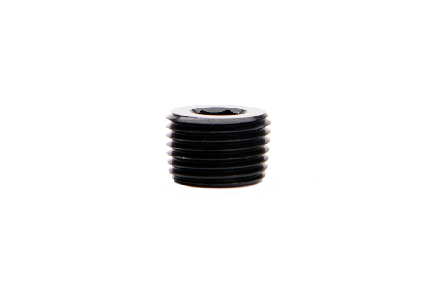 Fleece 1/8" NPT Hex Socket Plug Black