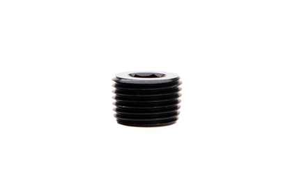 Fleece 1/8" NPT Hex Socket Plug Black