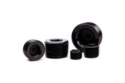Fleece 3/8" NPT Hex Socket Plug Black