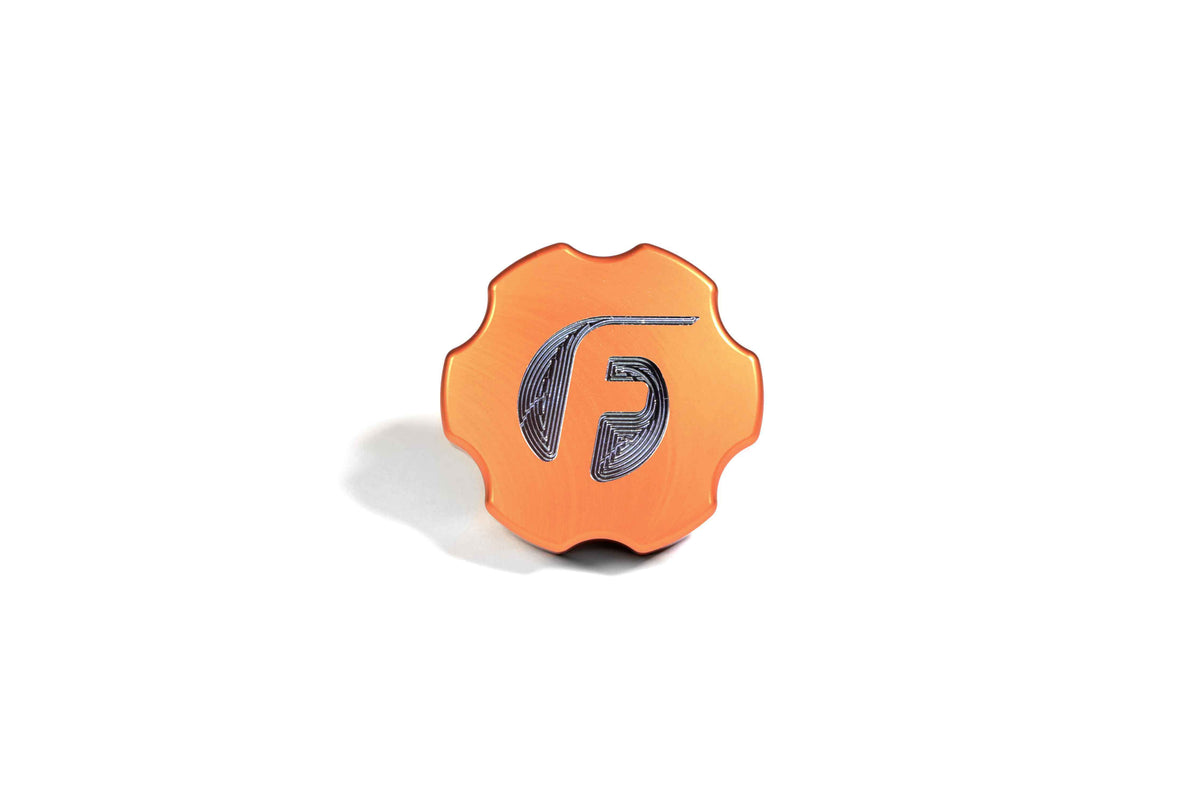 Fleece 2003-2018 Cummins Billet Oil Cap Cover Orange
