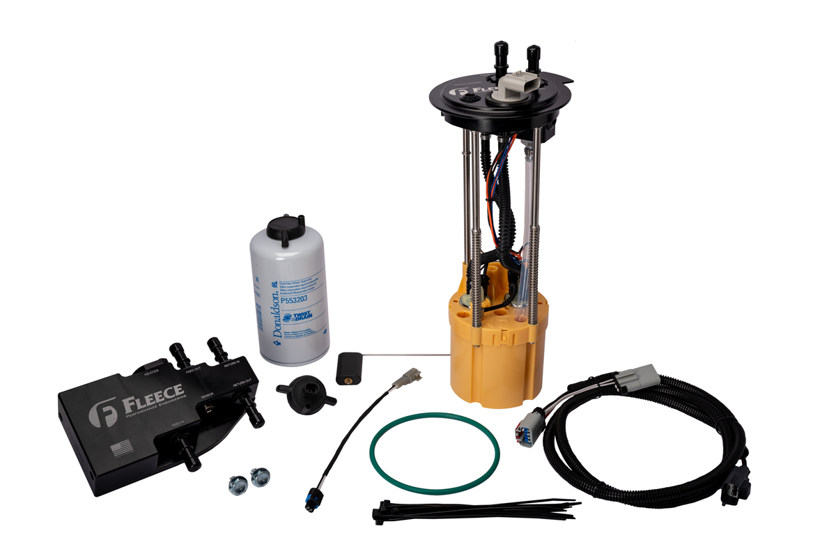 Fleece PowerFlo Lift Pump and Fuel System Upgrade kit for 11-16 Powerstroke (Short Bed)