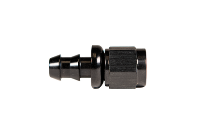 Fleece 6 Straight to Hose Barb Black