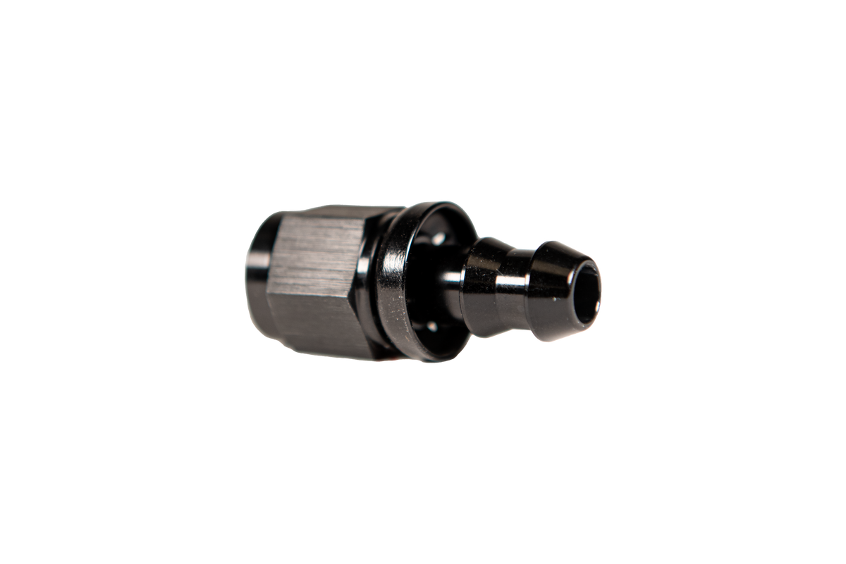 Fleece 8 Straight to Hose Barb Black