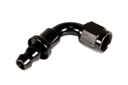 Fleece 6 90deg to Hose Barb Black