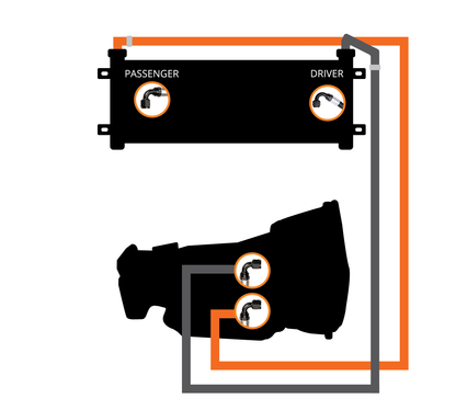 Fleece Transmission Cooler and Line Kit for 2007.5-2009 Ram 2500/3500 - Dodge 2007-2009 6.7L