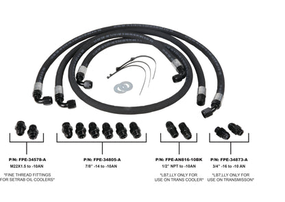 Fleece Allison Transmission Cooler Lines for 2001-2005 (LB7-LLY)