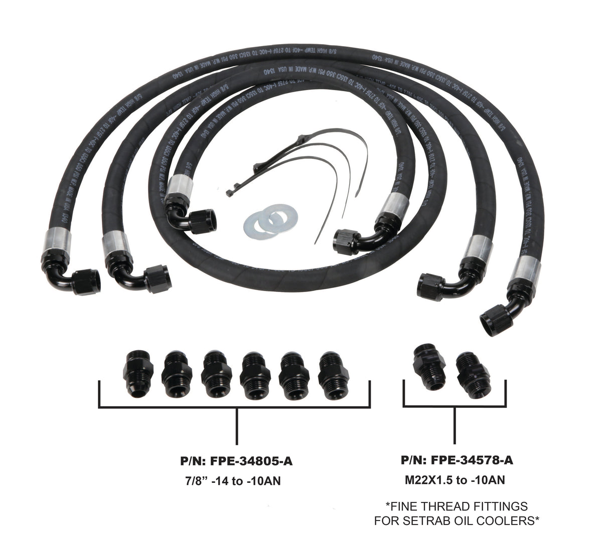 Fleece Allison Transmission Cooler Lines for 2006-2010 (LBZ-LMM)