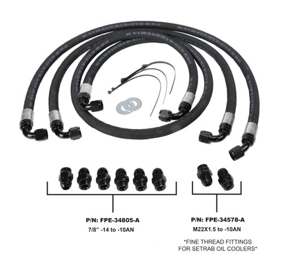 Fleece Allison Transmission Cooler Lines for 2006-2010 (LBZ-LMM)