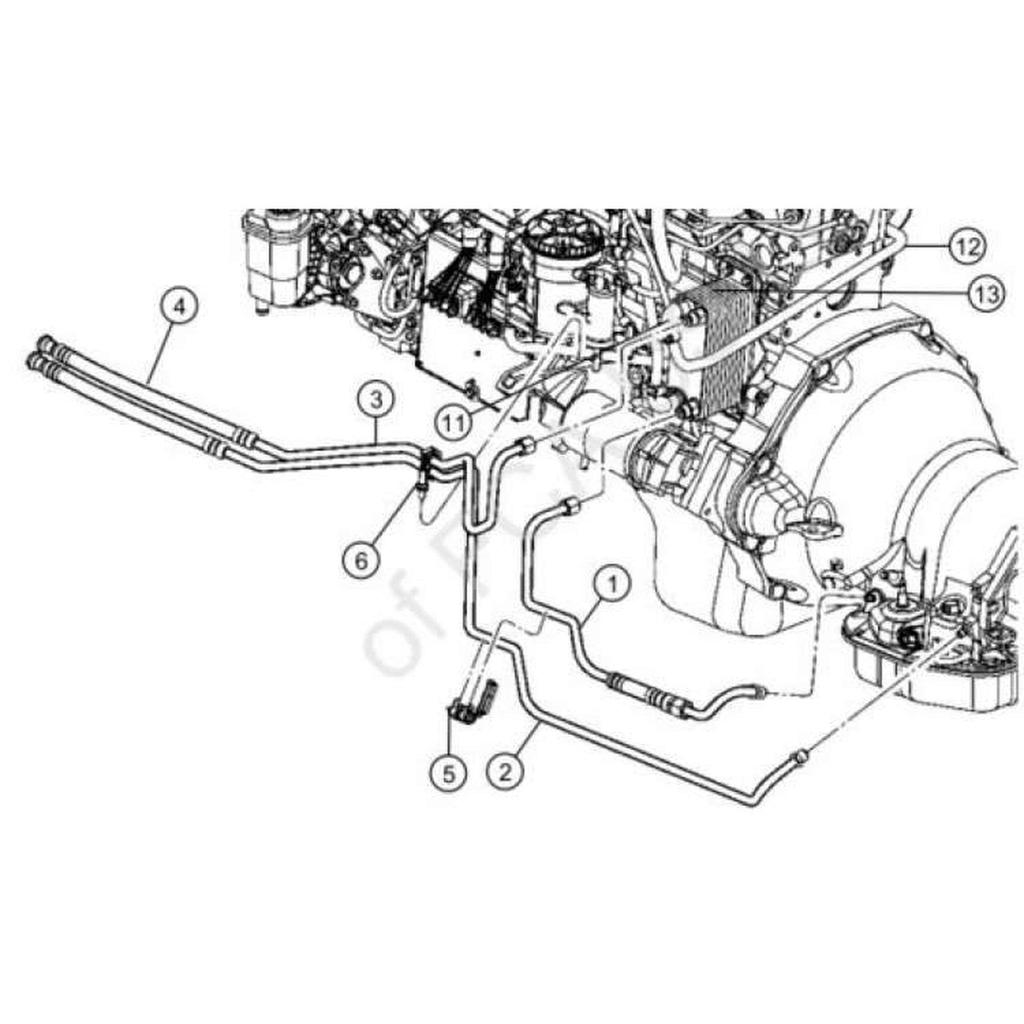Full Send Diesel 2003-2007 Dodge Cummins Factory Replacment Transmission Line #2