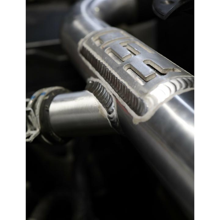 Full Send Diesel 13-15 6.7 Cummins Fabricated Upper Coolant Pipe (Dual Radiators)