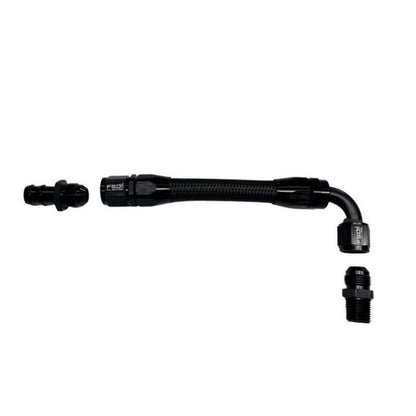 Full Send Diesel 98.5+ Dodge Cummins Replacement Top Heater Hose Black Braided