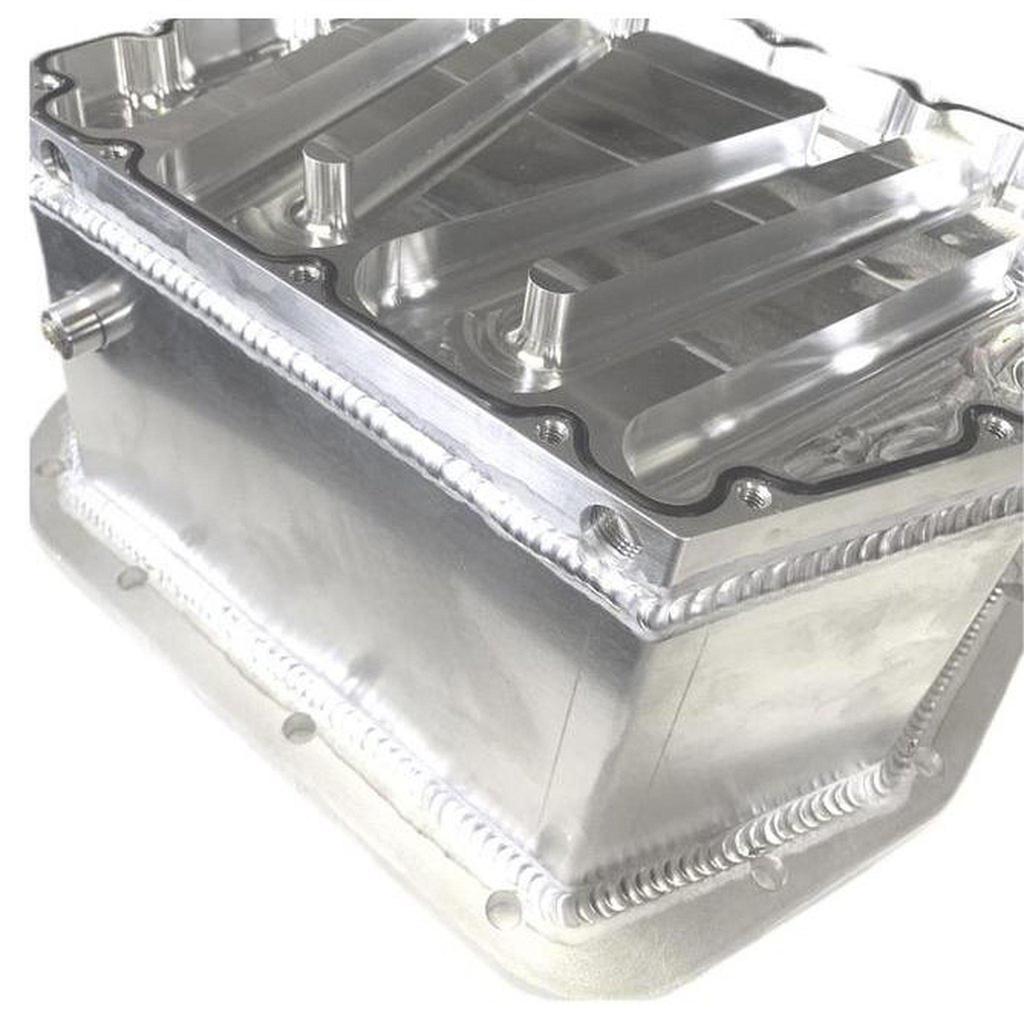 Full Send Diesel 47/48RE Temperature Control Transmission Pan