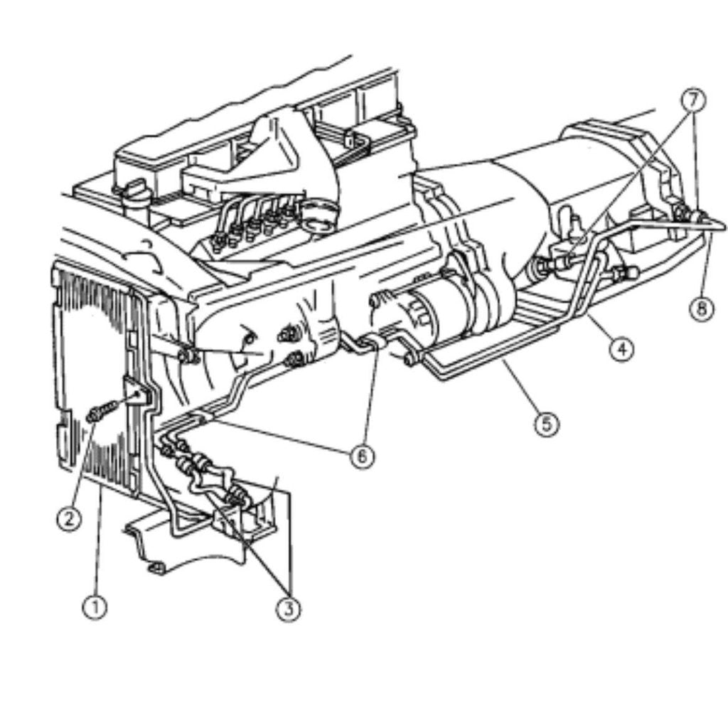 Full Send Diesel 1994-2002 Cummins Replacement Transmission Line Number 8