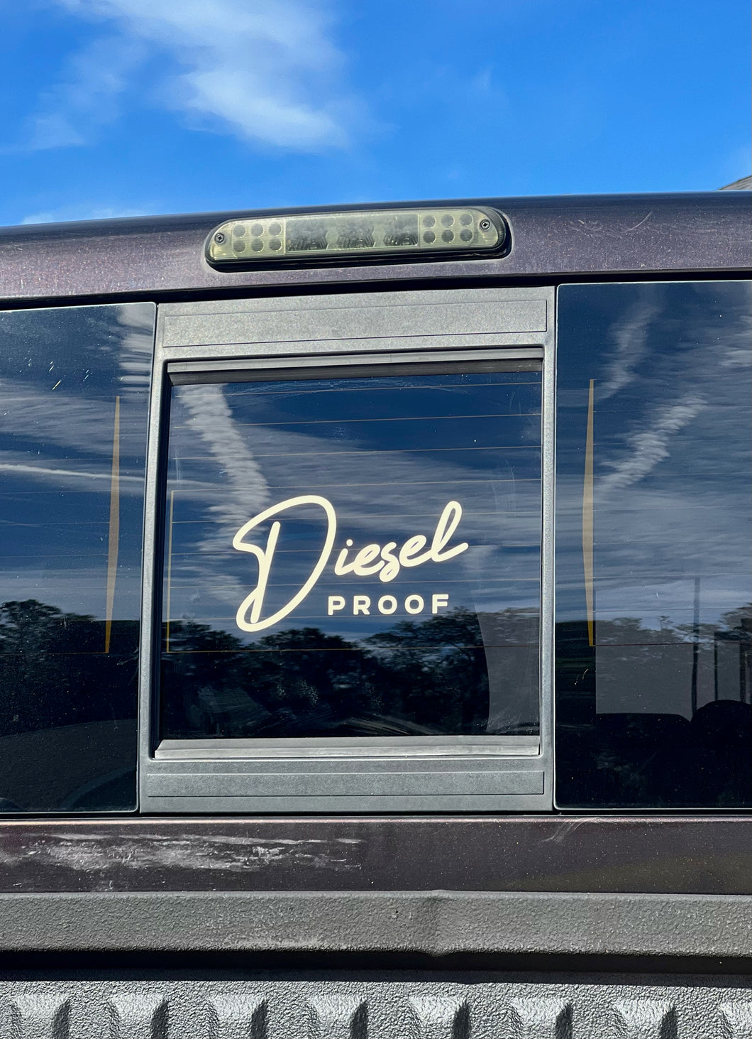 Diesel Proof Vehicle Sticker