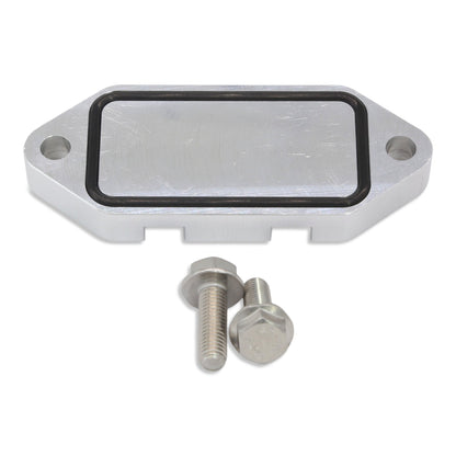 Smeding Billet Coolant Block Off Plate for 6.6L Duramax 2001-2025