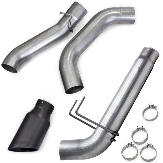 Banks Power Monster Exhaust System 5-inch, Cerakote Black SideKick Tip - 49799-B
