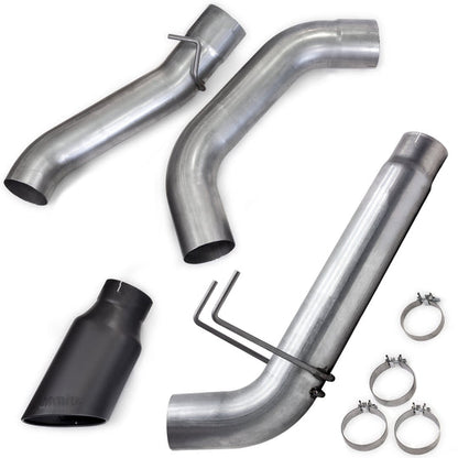 Banks Power Monster Exhaust System 5-inch, Cerakote Black SideKick Tip - 49799-B