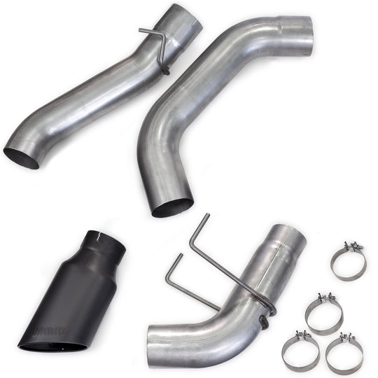 Banks Power Monster Exhaust System 5-inch, Cerakote Black SideKick Tip - 49798-B