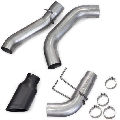 Banks Power Monster Exhaust System 5-inch, Cerakote Black SideKick Tip - 49798-B