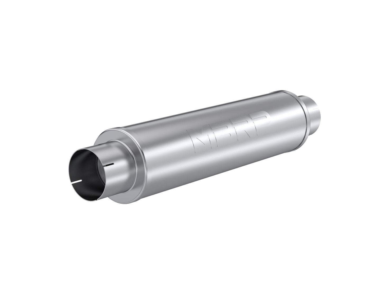 MBRP 4in. inlet/outlet. Quiet tone muffler. 24in. body. 6in. diameter. 30in. overall M1004