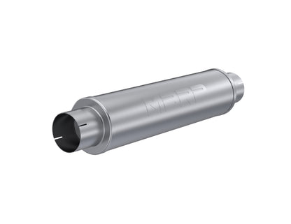 MBRP 4in. inlet/outlet. Quiet tone muffler. 24in. body. 6in. diameter. 30in. Overall M1004A