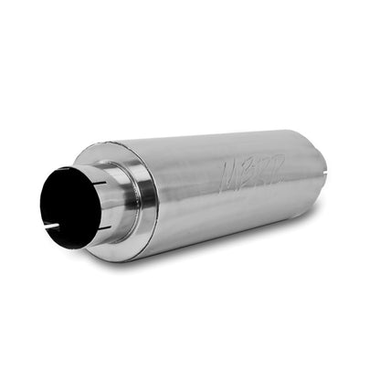 MBRP Quiet Tone Muffler. 5in. In/Out. 8in. Dia. Body. 31in. Overall. T409 M2220S