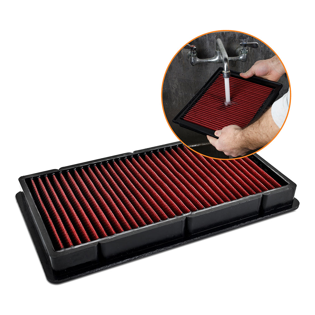 Mishimoto Engine Air Filter, Drop-In, Reusable, fits Ford 7.3L Powerstroke 2001-2003