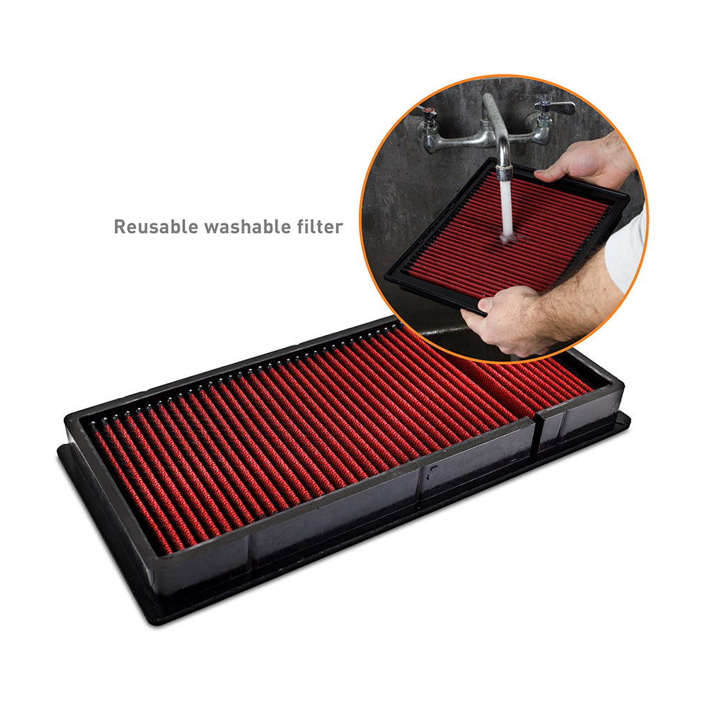 Mishimoto Engine Air Filter, Drop-In, Reusable, fits Ford 6.7L Powerstroke 2011-2016