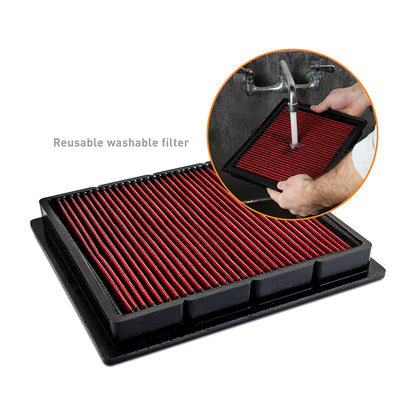 Mishimoto Engine Air Filter, Drop-In, Reusable, fits RAM Cummins 6.7L 2007-2024
