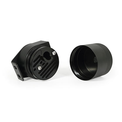 Mishimoto Baffled Oil Catch Can, CCV Side, fits Ford 6.0L Powerstroke 2003-2007