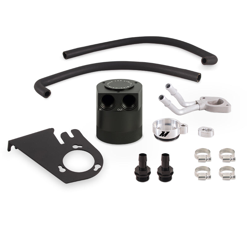Mishimoto Baffled Oil Catch Can, CCV Side, fits Ford 6.7L Powerstroke 2011-2016