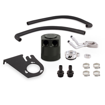 Mishimoto Baffled Oil Catch Can, CCV Side, fits Ford 6.7L Powerstroke 2011-2016