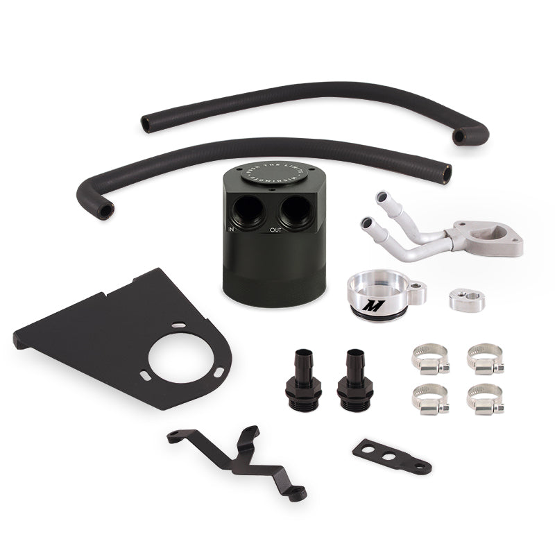 Mishimoto Baffled Oil Catch Can, CCV Side, fits Ford 6.7L Powerstroke 2017-2022