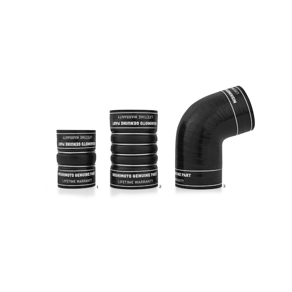 Mishimoto Factory-Fit Boot Kit, Black, fits Chevrolet/GMC 6.6L Duramax 2006-2010