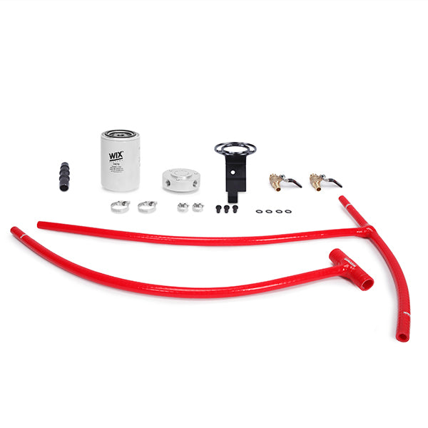 Mishimoto Coolant Filter Kit, Red, fits Ford 6.0L Powerstroke 2003-2007