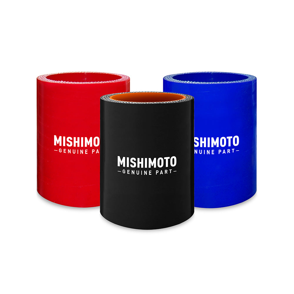 Mishimoto Straight Coupler, Black, Silicone, 1.75in