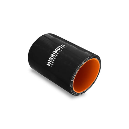 Mishimoto Straight Coupler, Black, Silicone, 1.75in