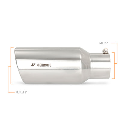 Mishimoto Exhaust Tip, Diesel, 6in, 5in Inlet