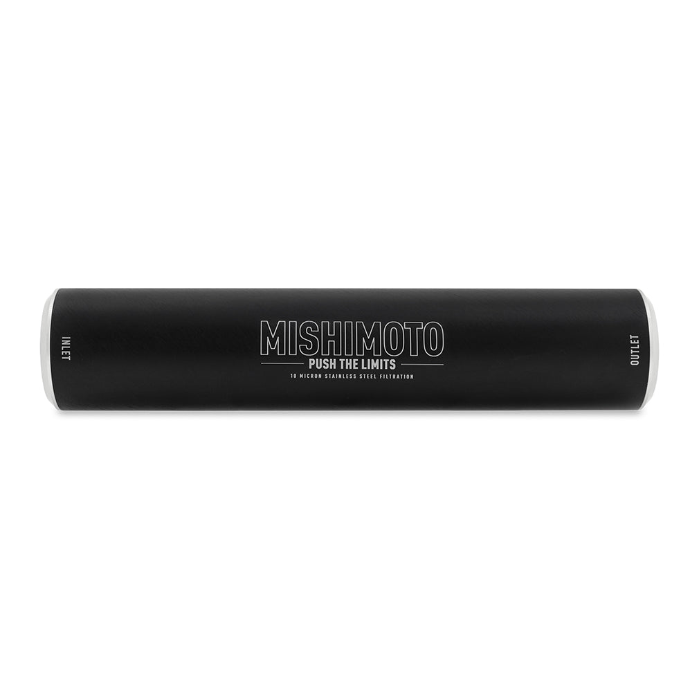 Mishimoto High-Flow-10AN Fuel Filter, 10-Micron Stainless-Steel Insert